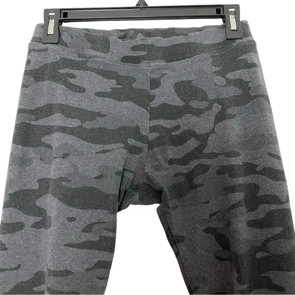 Pact Camo Leggings Womens Size Medium Organic Cotton Black Gray Camouflage Grey - Picture 3 of 7